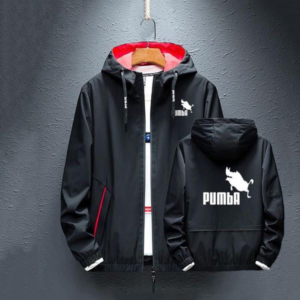 men's hoodies & sweatshirts 2021 pumba solid color printing jacket comfortable casual zipper spring and autumn slim fit coat, Black
men's hoodies & sweatshirts 2021 pumba solid color printing jacket comfortable casual zipper spring and autumn slim fit coat, Black