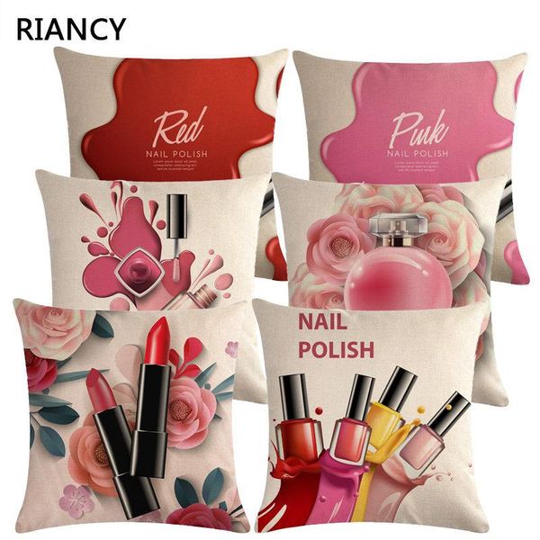 pcs nail polish pattern cotton linen throw pillow cushion cover car home sofa bed decorative pillowcase funda cojin 40643 cushion/decorative
pcs nail polish pattern cotton linen throw pillow cushion cover car home sofa bed decorative pillowcase funda cojin 40643 cushion/decorative