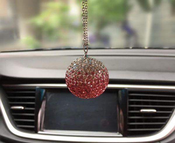 car crystal ball pendant rearview mirror pendants decoration charm bling ornament hanging accessories for girls products interior decoration
car crystal ball pendant rearview mirror pendants decoration charm bling ornament hanging accessories for girls products interior decoration