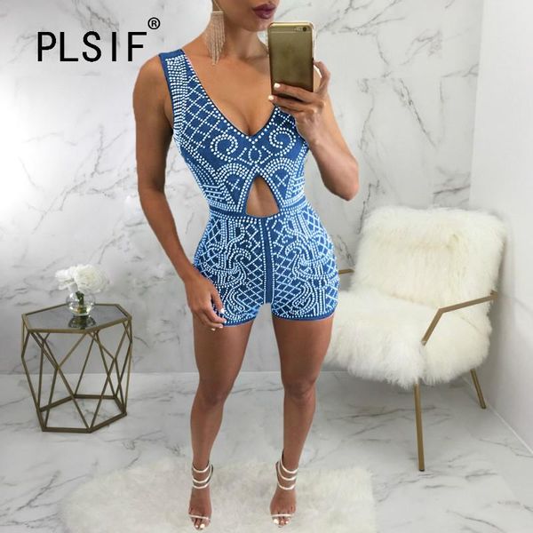 women's jumpsuits & rompers club deep v-neck hollow out design lady playsuits fashion vintage print catsuits tight shorts, Black;white
women's jumpsuits & rompers club deep v-neck hollow out design lady playsuits fashion vintage print catsuits tight shorts, Black;white