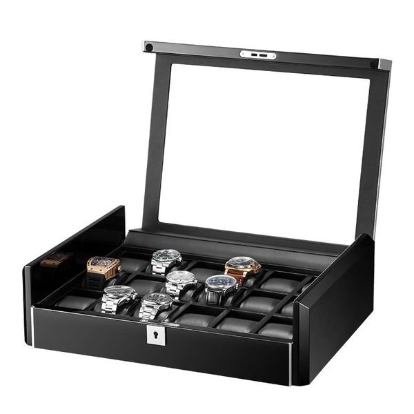 watch boxes & cases jewelry box elegant wrist present gift case display storage organizer wholesale drop, Black;blue
watch boxes & cases jewelry box elegant wrist present gift case display storage organizer wholesale drop, Black;blue