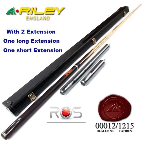 luxurious riley 3/4 snooker cue for competition high-end handmade billiard kit stick with case two extension player cues
luxurious riley 3/4 snooker cue for competition high-end handmade billiard kit stick with case two extension player cues
