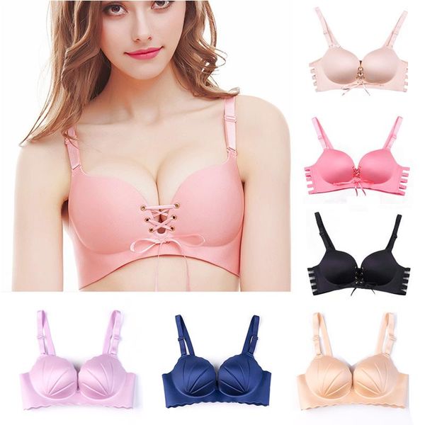 bras 1pcs women's push up seamless lingerie brassiere underwear adjustable bra wire female ladies soutien gorge, Red;black
bras 1pcs women's push up seamless lingerie brassiere underwear adjustable bra wire female ladies soutien gorge, Red;black