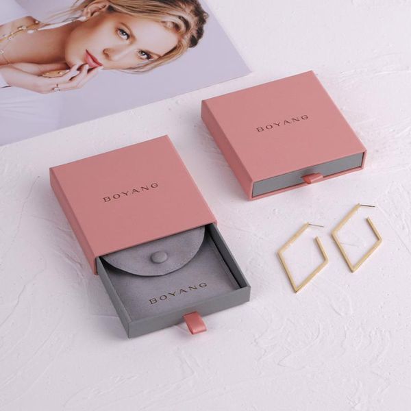 jewelry pouches, bags recycled personalized logo box with drawers paper earring, Pink;blue
jewelry pouches, bags recycled personalized logo box with drawers paper earring, Pink;blue
