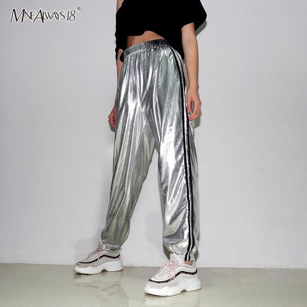 women's pants & capris side stripe streetwear casual women high waist harem silver street dance wear hip hop loose trousers, Black;white
women's pants & capris side stripe streetwear casual women high waist harem silver street dance wear hip hop loose trousers, Black;white