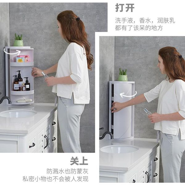 bathroom shelves cosmetic corner shelf punch-360 degree rotate large capacity triangle suction rack floor storage save space
bathroom shelves cosmetic corner shelf punch-360 degree rotate large capacity triangle suction rack floor storage save space