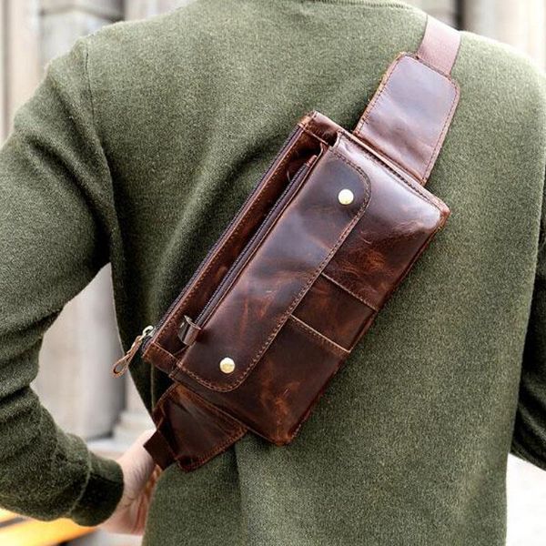 genuine leather men bag fanny pack for waist hip purse phone bum belt messenger small shoulder sling chest bags
genuine leather men bag fanny pack for waist hip purse phone bum belt messenger small shoulder sling chest bags