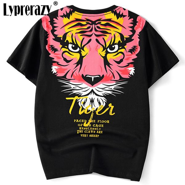 printed short sleeve casual t-shirts summer men's tiger head hip hop cotton streetwear tees, White;black
printed short sleeve casual t-shirts summer men's tiger head hip hop cotton streetwear tees, White;black