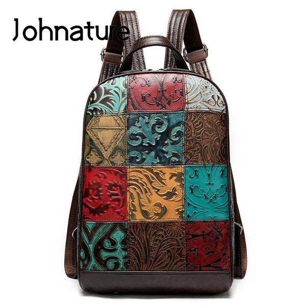 backpack johnature outdoor leisure genuine leather shoulder bag women 2021 vintage embossing travel
backpack johnature outdoor leisure genuine leather shoulder bag women 2021 vintage embossing travel