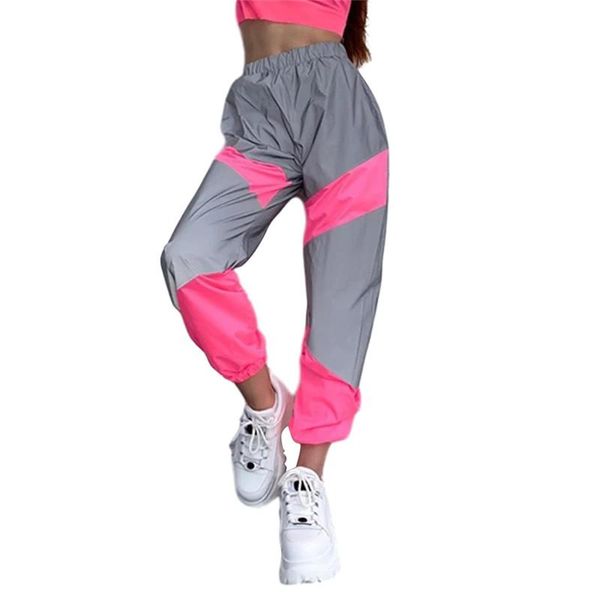 women's pants & capris korean sports trousers fashion reflective color stitching high waist beam feet casual autumn winter long, Black;white
women's pants & capris korean sports trousers fashion reflective color stitching high waist beam feet casual autumn winter long, Black;white