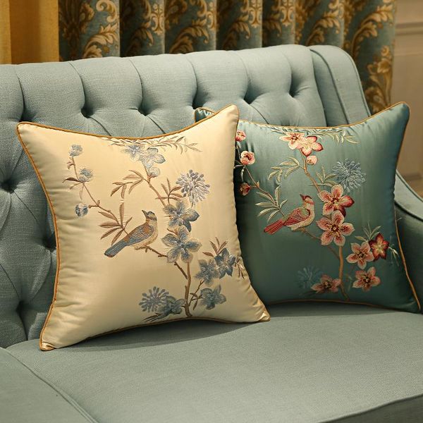 classical embroidery blue bird throw pillow with inner satin cushion chair decorative for gift 45cm cushion/decorative
classical embroidery blue bird throw pillow with inner satin cushion chair decorative for gift 45cm cushion/decorative