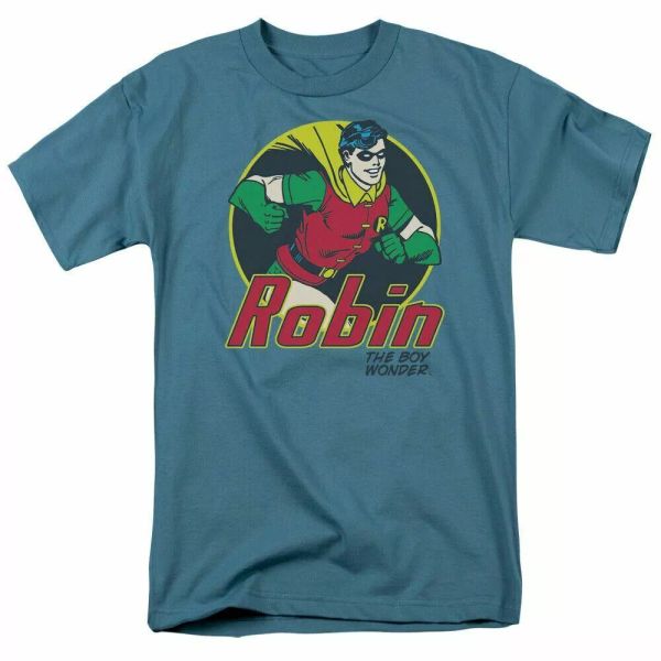 robin the boy wonder t shirt mens licensed classic batman dc comics tee slate, White;black
robin the boy wonder t shirt mens licensed classic batman dc comics tee slate, White;black