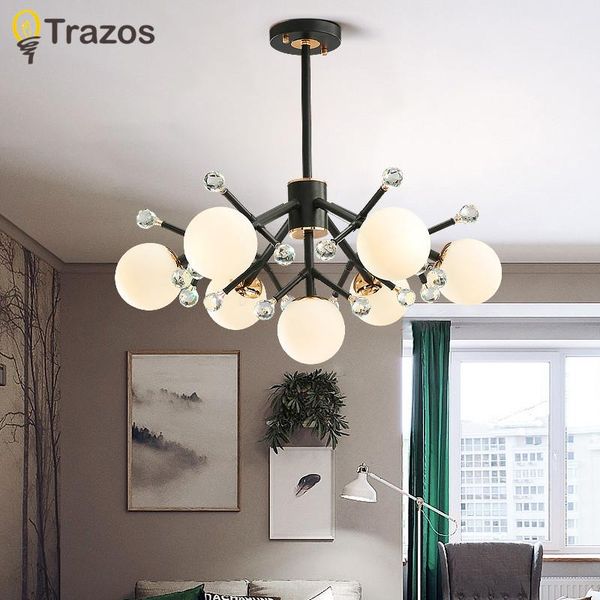 home nordic led crystal chandeliers light fixture for living room bedroom modern pendant chandelier lamp suspension luminaire
home nordic led crystal chandeliers light fixture for living room bedroom modern pendant chandelier lamp suspension luminaire