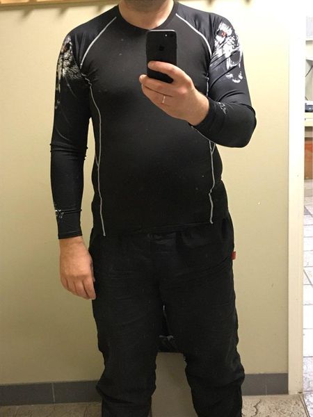 men's tracksuits man's compression suits sweat 3d prints long sleeves shirt and pants mens breathable workout fitness sets, Gray
men's tracksuits man's compression suits sweat 3d prints long sleeves shirt and pants mens breathable workout fitness sets, Gray