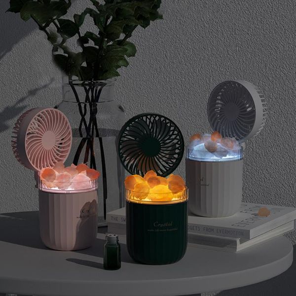 electric fans portable usb air humidifier crystal salt stone lamp aroma diffuser adjustable wind speed fan for home office travel fa
electric fans portable usb air humidifier crystal salt stone lamp aroma diffuser adjustable wind speed fan for home office travel fa