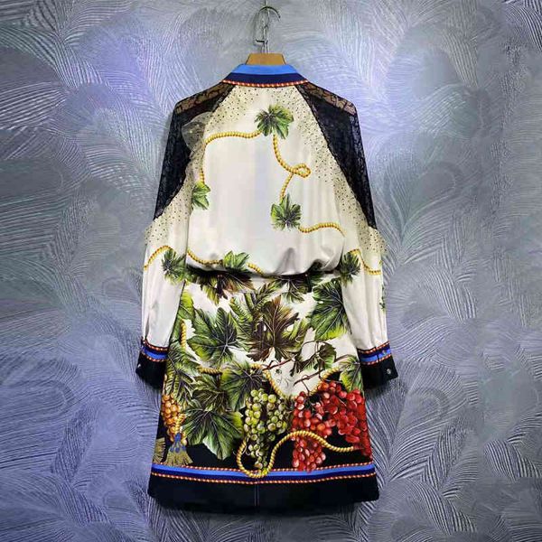 dress seqinyy joint style vintage grapes printing spring flowers summer fashion design feminine lace frilly shirt + mini skirt, White
dress seqinyy joint style vintage grapes printing spring flowers summer fashion design feminine lace frilly shirt + mini skirt, White