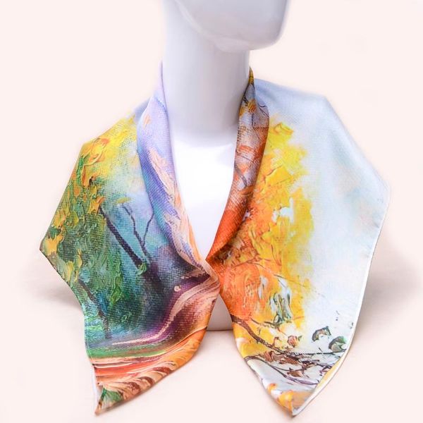 scarves silk scarf women print hair neck square office ladies shawl bandanna 70*70cm muslim hijab handkerchief muffler foulard, Blue;gray
scarves silk scarf women print hair neck square office ladies shawl bandanna 70*70cm muslim hijab handkerchief muffler foulard, Blue;gray