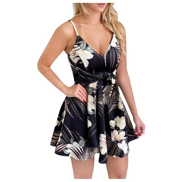 casual dresses plus size for women 2021 women's fashion v-neck halter sleeveless backless bandage print beach dress vestido de mujer, Black;gray
casual dresses plus size for women 2021 women's fashion v-neck halter sleeveless backless bandage print beach dress vestido de mujer, Black;gray