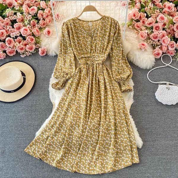 casual dresses uulutonica autumn women elegant fashion a-line print full folds mid-calf puff sleeve empire v-neck dress, Black;gray
casual dresses uulutonica autumn women elegant fashion a-line print full folds mid-calf puff sleeve empire v-neck dress, Black;gray