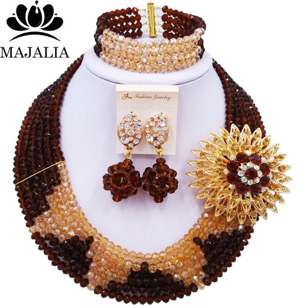 wedding jewelry sets majalia fashion brown african jewelery set nigerian crystal 6st0055, Slivery;golden
wedding jewelry sets majalia fashion brown african jewelery set nigerian crystal 6st0055, Slivery;golden