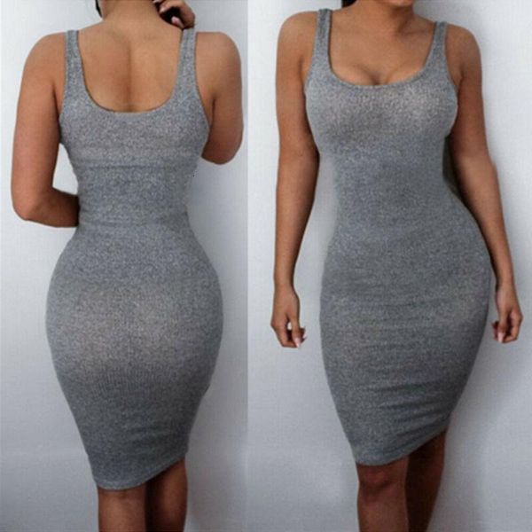 casual dresses women package hip dress summer bandage bodycon mini high waist slim solid gray vestidos sundress uocd, Black;gray 
casual dresses women package hip dress summer bandage bodycon mini high waist slim solid gray vestidos sundress uocd, Black;gray