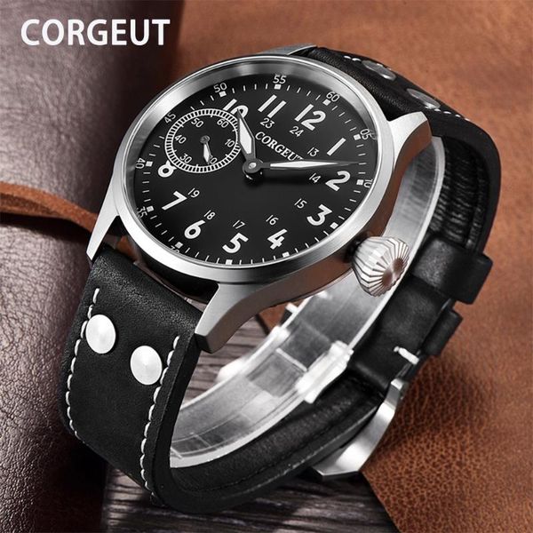 wristwatches corgeut mens watches back skeleton mechanical watch men fashion business wristwatch leather clock reloj hombre, Slivery;brown
wristwatches corgeut mens watches back skeleton mechanical watch men fashion business wristwatch leather clock reloj hombre, Slivery;brown