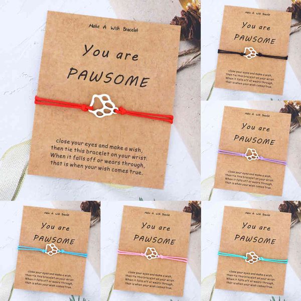 you are pawsome dog bracelet paw print charm bracelet dog jewelry animal lover bracelet for women men friend dog lover gift, Golden;silver
you are pawsome dog bracelet paw print charm bracelet dog jewelry animal lover bracelet for women men friend dog lover gift, Golden;silver