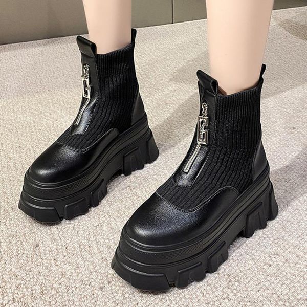 boots 2021 fashion women round toe wedges platform high heels casual shoes for trend comfortable ankle short, Black
boots 2021 fashion women round toe wedges platform high heels casual shoes for trend comfortable ankle short, Black