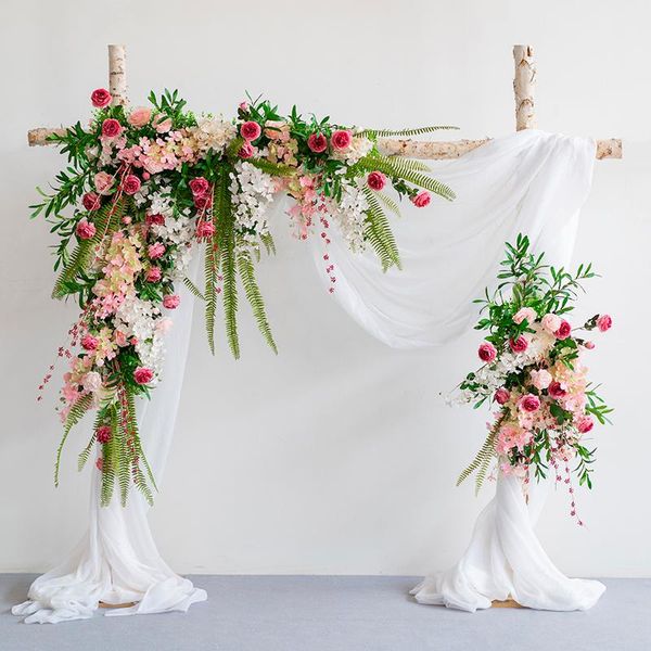 decorative flowers & wreaths 1set european style diy wedding stage decor artificial flower wall arch silk rose peony plant mix design
decorative flowers & wreaths 1set european style diy wedding stage decor artificial flower wall arch silk rose peony plant mix design