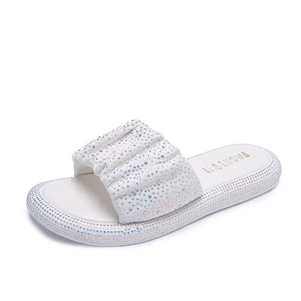 slippers 2021 summer women's fashionable simple sweet all-match vamp rhinestone decoration elegant trifle bottom, Black
slippers 2021 summer women's fashionable simple sweet all-match vamp rhinestone decoration elegant trifle bottom, Black