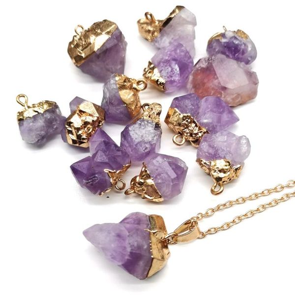 chains natural purple gemstone pendant amethyst necklace crystal healing stone long chain home decoration 1pcs, Silver
chains natural purple gemstone pendant amethyst necklace crystal healing stone long chain home decoration 1pcs, Silver