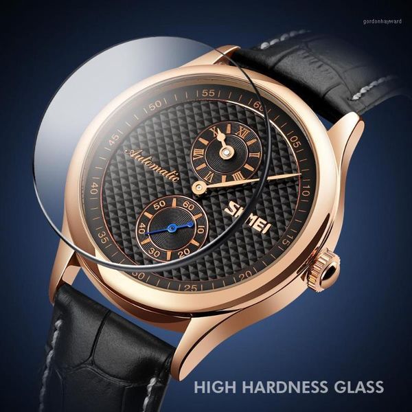 dial hollow watches men business casual automatic mechanical mens wristwatch leather strap quartz watch relogio masculino wristwatches, Slivery;brown
dial hollow watches men business casual automatic mechanical mens wristwatch leather strap quartz watch relogio masculino wristwatches, Slivery;brown