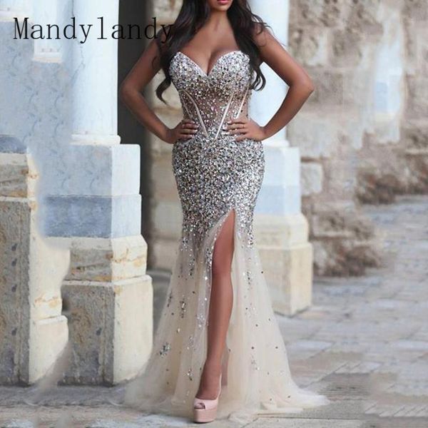 casual dresses mandylandy dress summer fashion strapless slash neck backless slit women's sequin gauze stitching, Black;gray
casual dresses mandylandy dress summer fashion strapless slash neck backless slit women's sequin gauze stitching, Black;gray