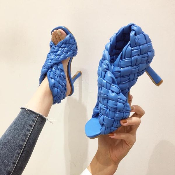 sandals ladies gladiator thin high heels shoes fashion brand weave open toe slip on rome slides women elegant dress, Black
sandals ladies gladiator thin high heels shoes fashion brand weave open toe slip on rome slides women elegant dress, Black