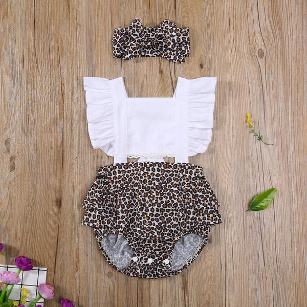 kids jumpsuit with headband girls leopard print square neck sleeve romper+ hair band for summer, 0-24 months clothing sets, White
kids jumpsuit with headband girls leopard print square neck sleeve romper+ hair band for summer, 0-24 months clothing sets, White