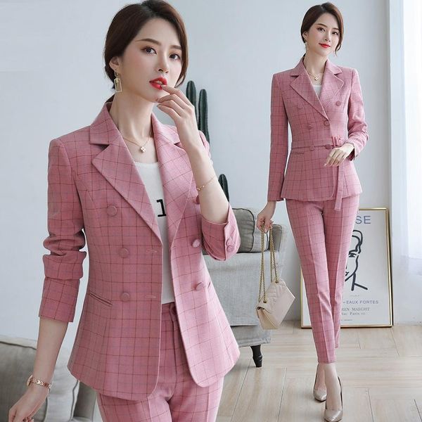 women's suits & blazers suit 2021 autumn fashion casual temperament slim slimming single buckle small trousers two-piece, White;black
women's suits & blazers suit 2021 autumn fashion casual temperament slim slimming single buckle small trousers two-piece, White;black
