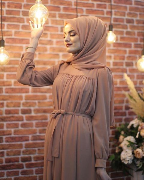 donsignet muslim dress middle east islamic ramadan eid dubai abaya turkey belt chiffon long robe fashion robes ethnic clothing, Red
donsignet muslim dress middle east islamic ramadan eid dubai abaya turkey belt chiffon long robe fashion robes ethnic clothing, Red