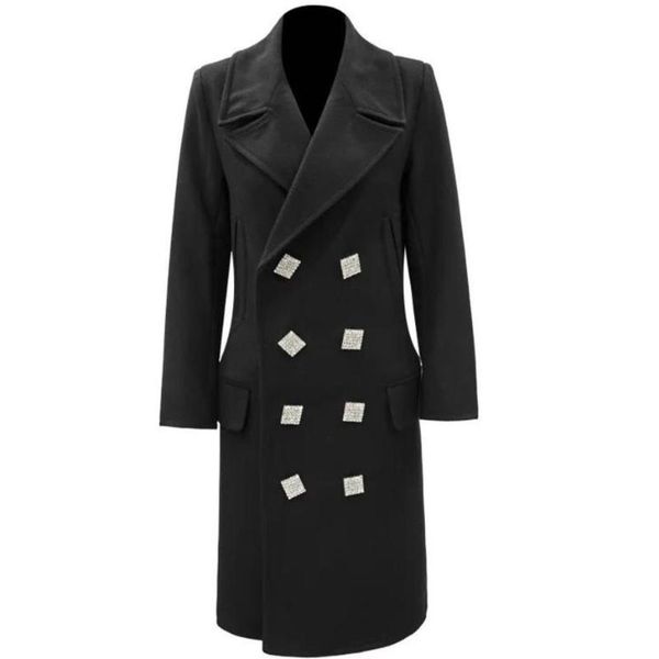 women's wool & blends 2021 fashion winter women coat diamond black woolen long double breasted
women's wool & blends 2021 fashion winter women coat diamond black woolen long double breasted