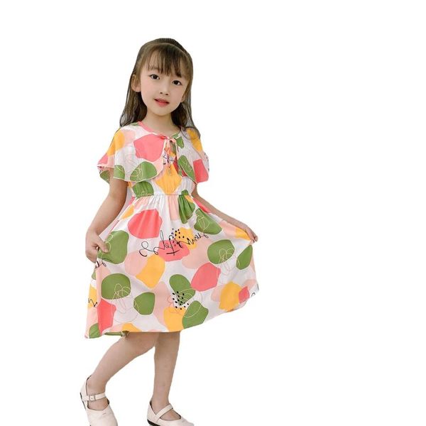 girls dresses kids clothes summer printed short sleeve dress baby girl casual all match for 3-7 years girl's, Red;yellow
girls dresses kids clothes summer printed short sleeve dress baby girl casual all match for 3-7 years girl's, Red;yellow