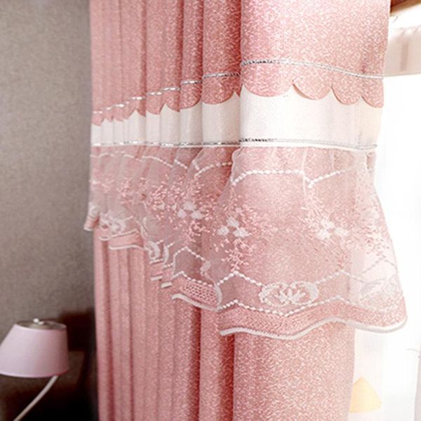 curtain shading stitching lace modern simple princess style children's room girl 1 piece & drapes
curtain shading stitching lace modern simple princess style children's room girl 1 piece & drapes