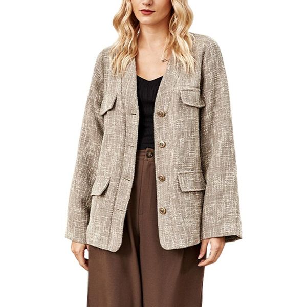 women's suits & blazers debracat women autumn long sleeve multi-pocket suit jackets single-breasted blazer coat ladies casual loose jac, White;black
women's suits & blazers debracat women autumn long sleeve multi-pocket suit jackets single-breasted blazer coat ladies casual loose jac, White;black
