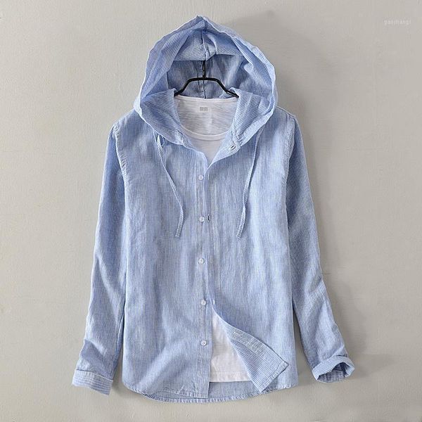 men's casual shirts 2021 cotton and linen hooded long-sleeved shirt solid sky blue men autumn fashion male camisa1, White;black
men's casual shirts 2021 cotton and linen hooded long-sleeved shirt solid sky blue men autumn fashion male camisa1, White;black