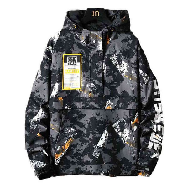 black yellow hooded camouflage pocket applique couples anoraks loose hoodies pullover jacket h0107 210514
black yellow hooded camouflage pocket applique couples anoraks loose hoodies pullover jacket h0107 210514
