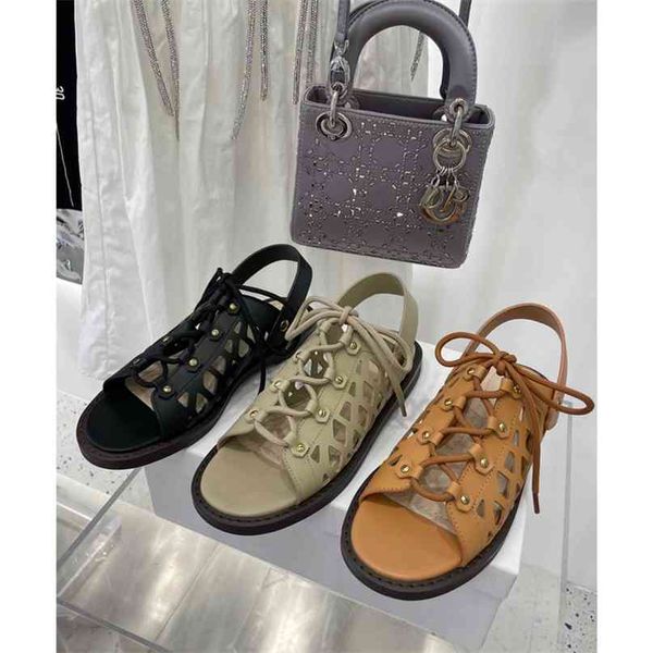 2021 21 high edition d home new leather mesh hollow out metal rivet lace flat bottomed open toe roman sandals for women yw clzq, Black
2021 21 high edition d home new leather mesh hollow out metal rivet lace flat bottomed open toe roman sandals for women yw clzq, Black