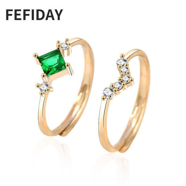 wedding rings fefiday custom promise zircon crystal stone love engagement ring with green fashion boho women's couple set, Slivery;golden
wedding rings fefiday custom promise zircon crystal stone love engagement ring with green fashion boho women's couple set, Slivery;golden