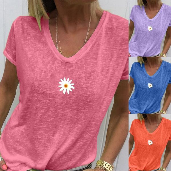 women's t-shirt 2021 summer cotton women t-shirts creative chrysanthemum inspirational sunflower print t shirt plus size mujer tee, White
women's t-shirt 2021 summer cotton women t-shirts creative chrysanthemum inspirational sunflower print t shirt plus size mujer tee, White