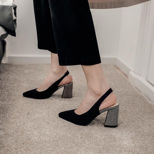 wild female sandals shoes high heels black red buckle hollow thick with pointed retro
wild female sandals shoes high heels black red buckle hollow thick with pointed retro