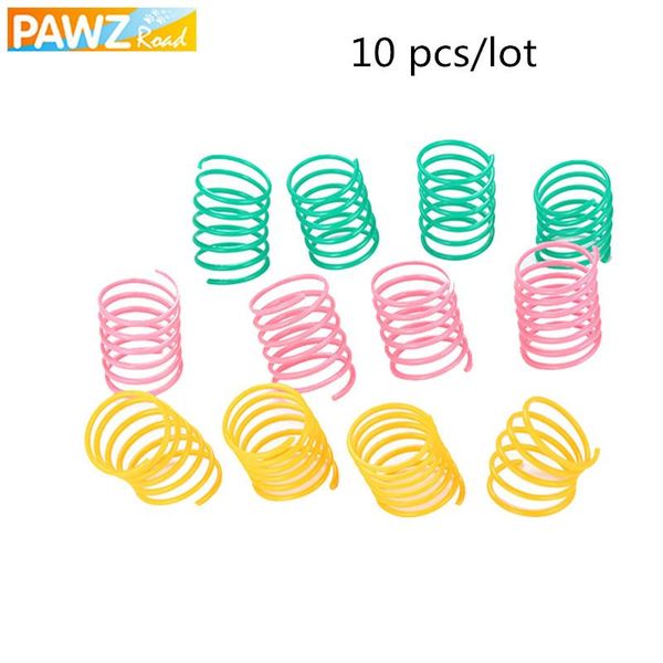 cat toys 10pcs/lot funny plastic spring toy creative colorful cats playing interactive pet jouet product
cat toys 10pcs/lot funny plastic spring toy creative colorful cats playing interactive pet jouet product