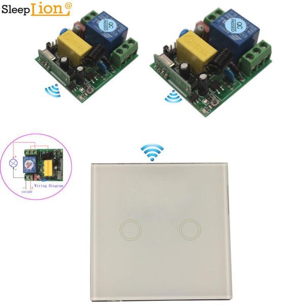 smart home control 220v wireless relay touch sensor remote switch 110v 1ch light lamp tempered glass panel on off universal
smart home control 220v wireless relay touch sensor remote switch 110v 1ch light lamp tempered glass panel on off universal