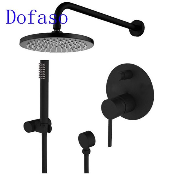 dofaso brass bathroom black shower set faucet ceiling wall arm diverter mixer handheld spray sets 8" rian head
dofaso brass bathroom black shower set faucet ceiling wall arm diverter mixer handheld spray sets 8" rian head